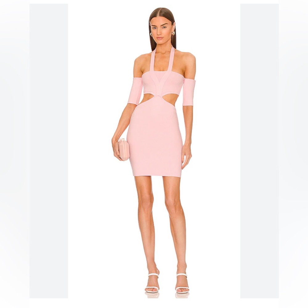 Michael Costello Angela Dress Small in Pink